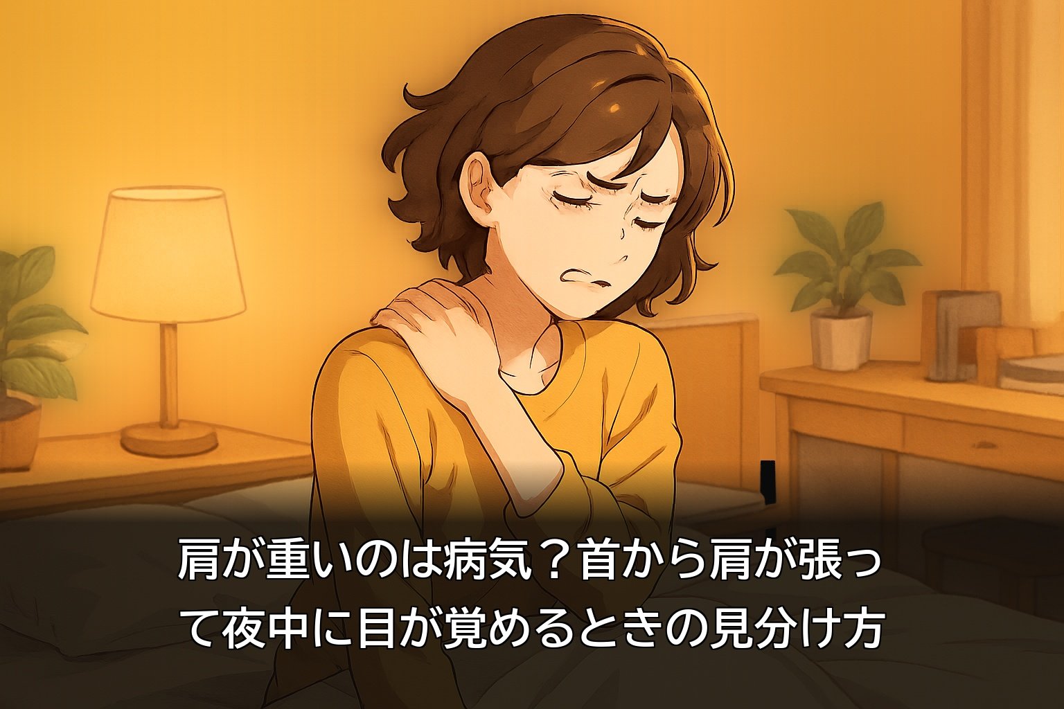 肩が重い・首から肩が張って夜中に目が覚めるのは病気かを見分ける深谷市の接骨院の解説
